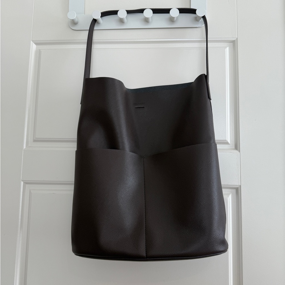 OAK + FORT Dark Brown Tote Bag